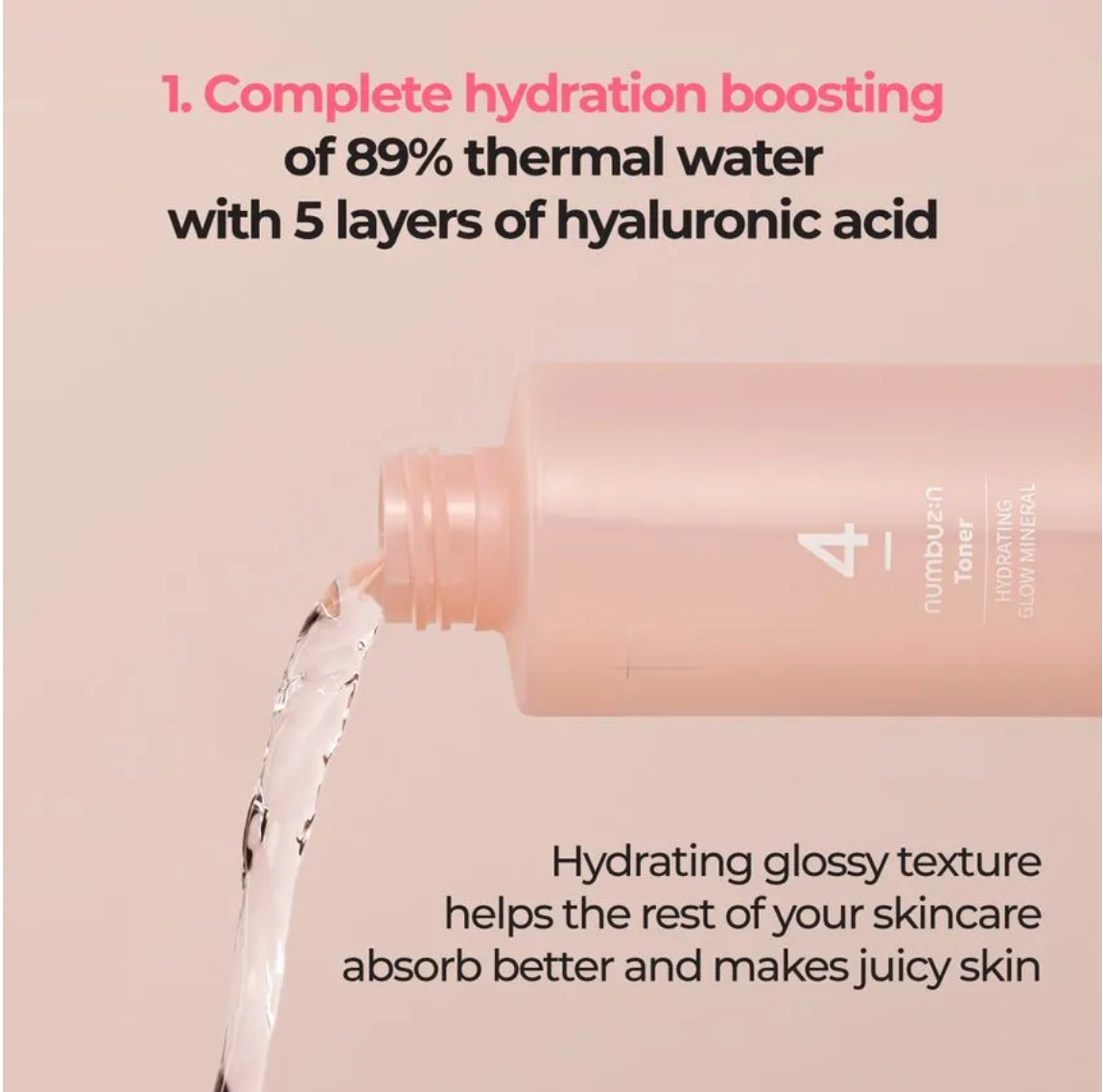 Numbuzin No.4 Hydration Glow Mineral Toner
