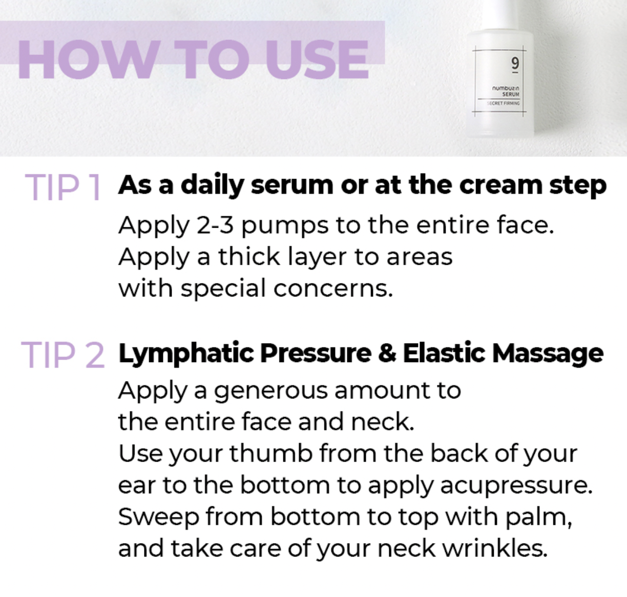Numbuzin No.9 Secret Firming Serum