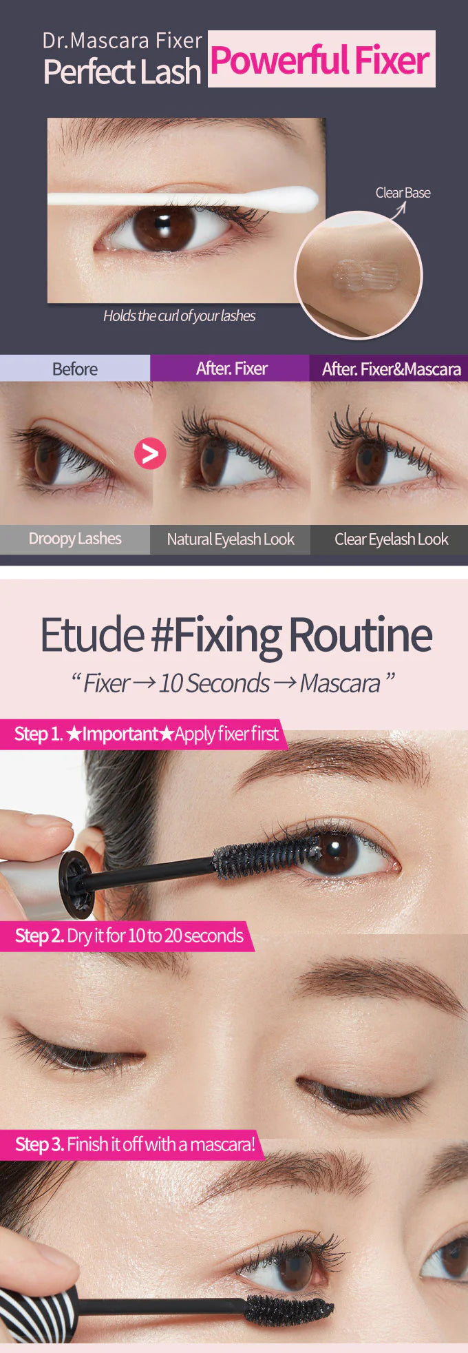 Etude House Dr.Mascara Fixer No.1 Perfect Lash