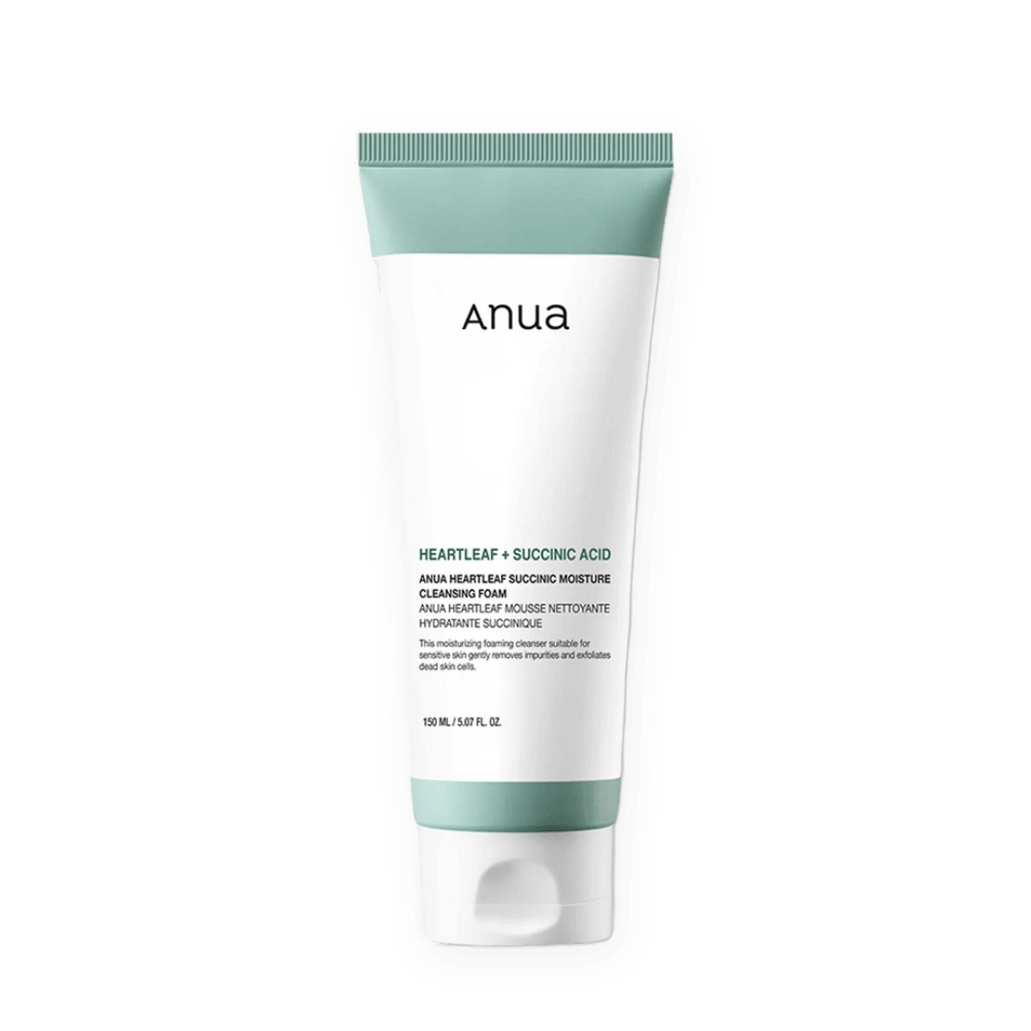 Anua Heartleaf + Succinic Acid Moisture Cleansing Foam