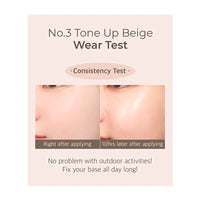 Numbuzin No.3 porcelain Base-Skin Tone Up Beige