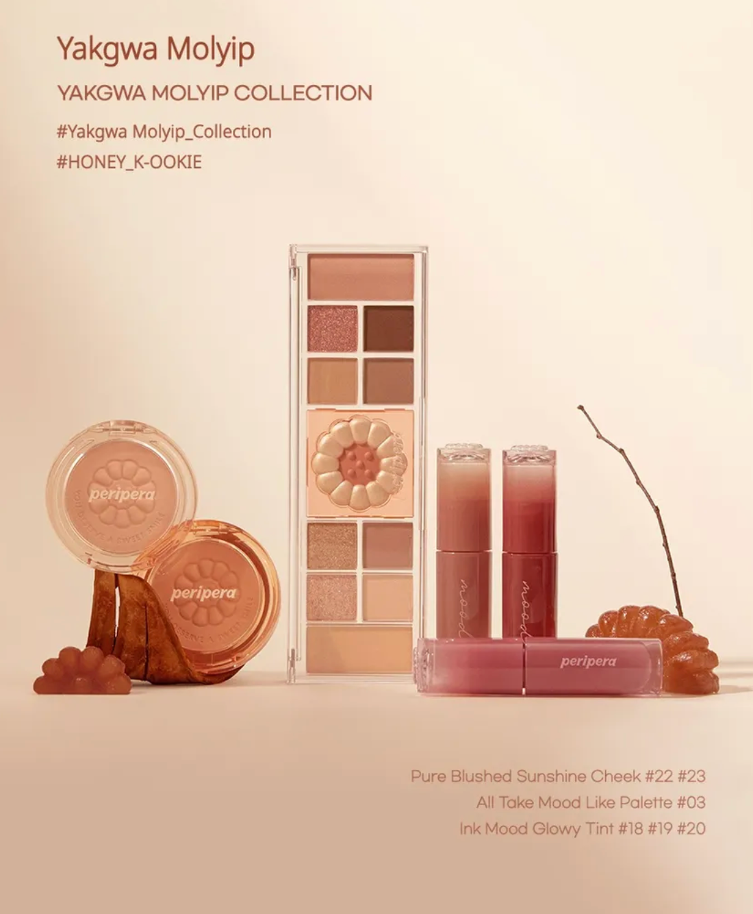 Peripera Ink Mood Glowy Tint Honey K-ookie Collection