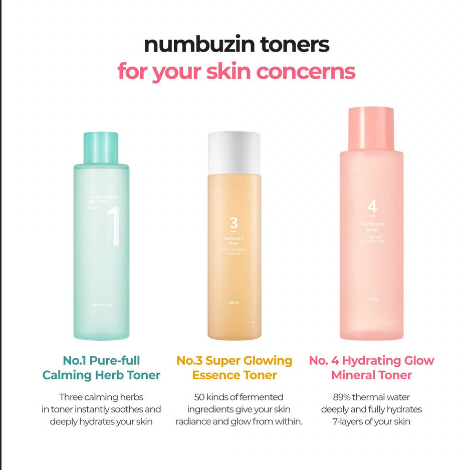 Numbuzin No.4 Hydration Glow Mineral Toner