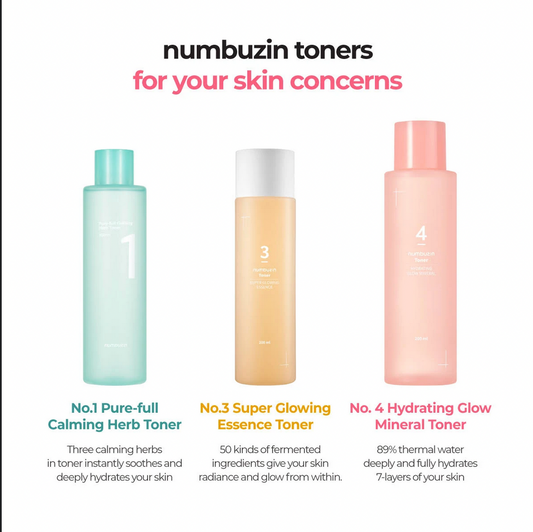 Numbuzin No.4 Hydration Glow Mineral Toner