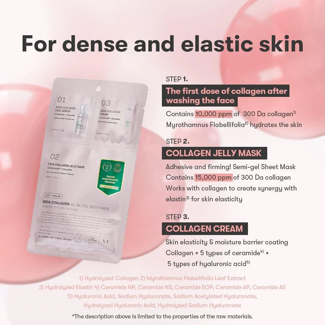 VT Cosmetics Cica Collagen All In One 3Step Mask