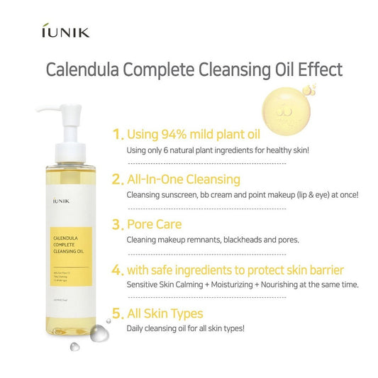 iUNIK Calendula Complete Cleansing Oil