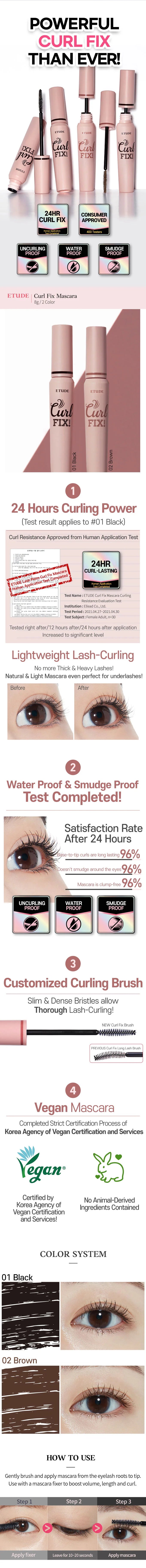 Etude Curl Fix Mascara